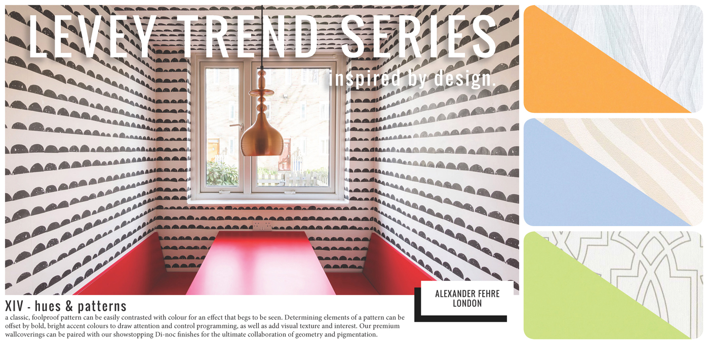 Pattern Wallcovering from Levey
