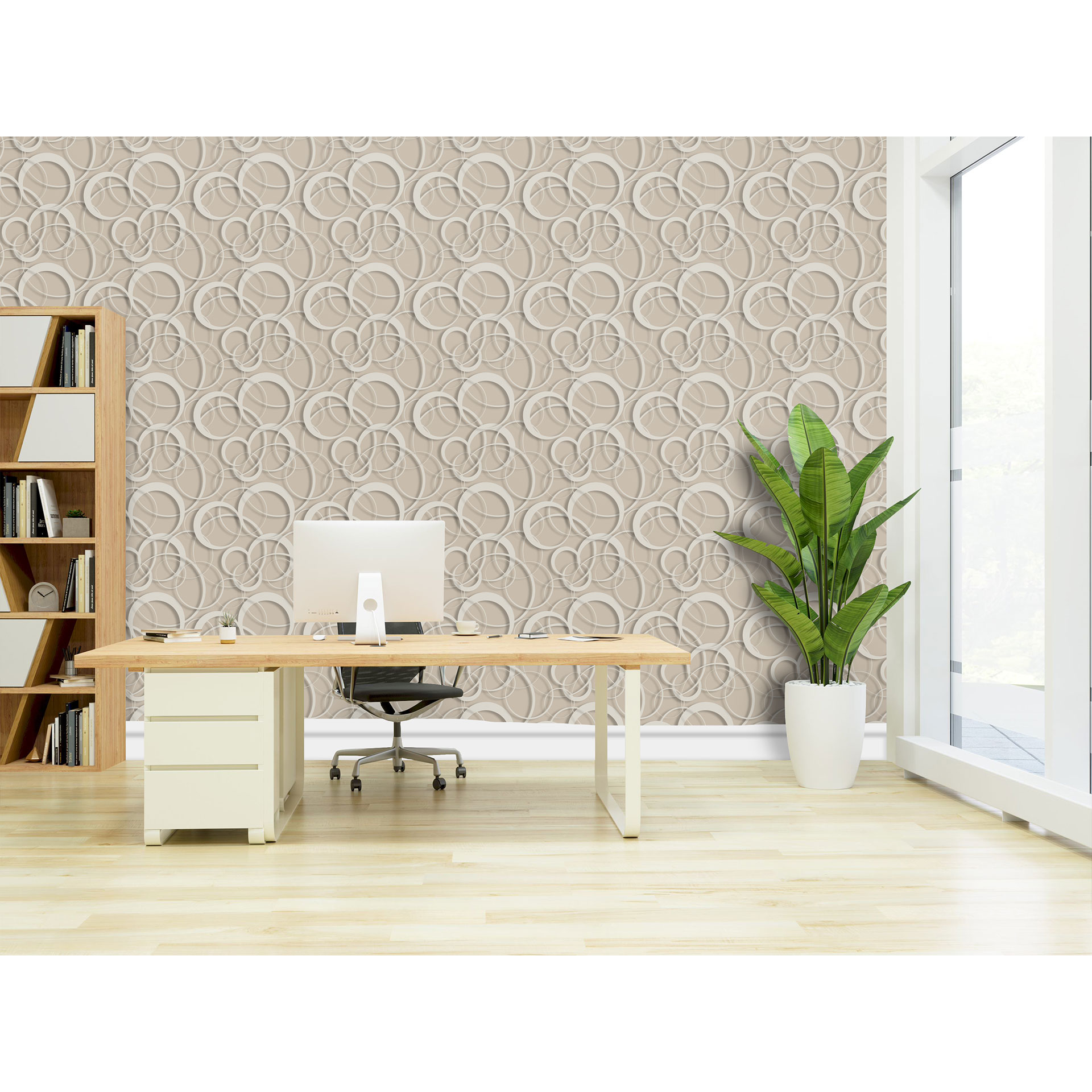 Ringlette Custom Wallcovering by LeveyArt Digital