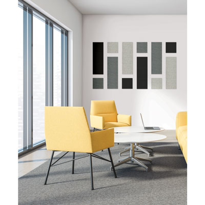 Self-Adhesive Acoustical Wallcovering from Soundbite